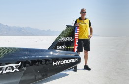 JCB hydrogen-powered Hydromax, 2026, with Andy Green